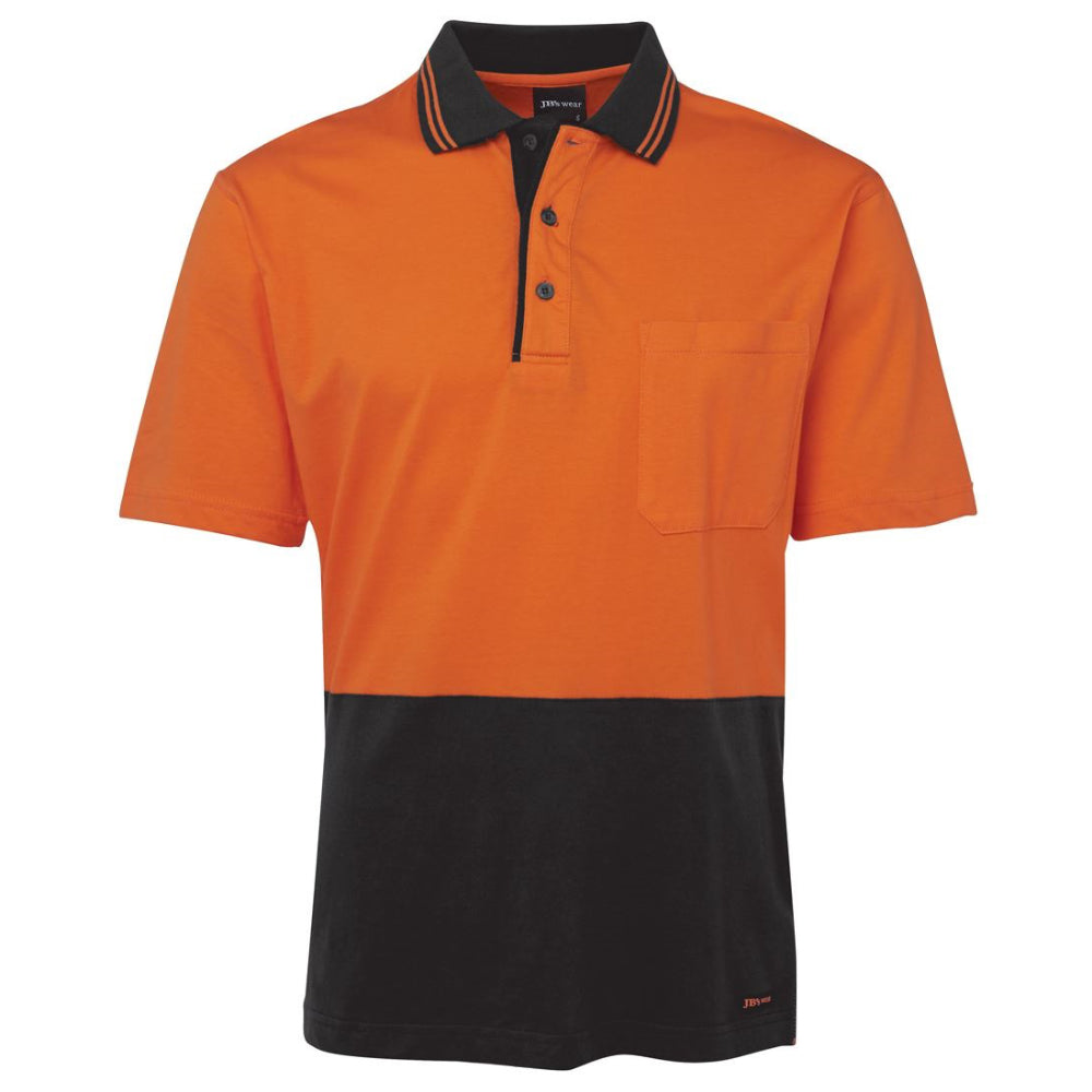 RE JB's Hi Vis S/S Cotton Polo