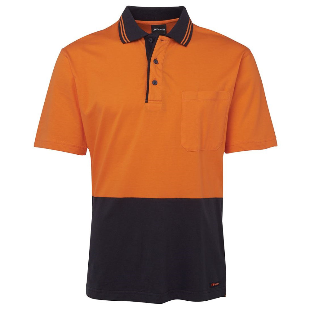 RE JB's Hi Vis S/S Cotton Polo