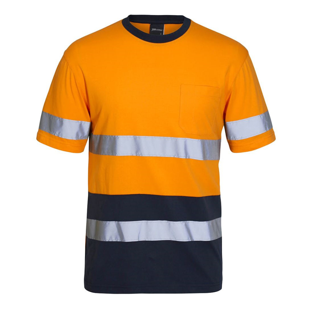 RE JB's Hi Vis (D+N) Cotton T-Shirt 6DNTC