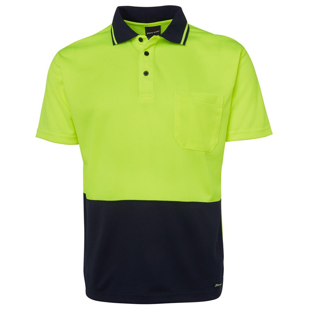 JB's Kids Hi Vis Non Cuff Traditional Polo