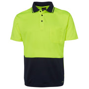 JB's Kids Hi Vis Non Cuff Traditional Polo