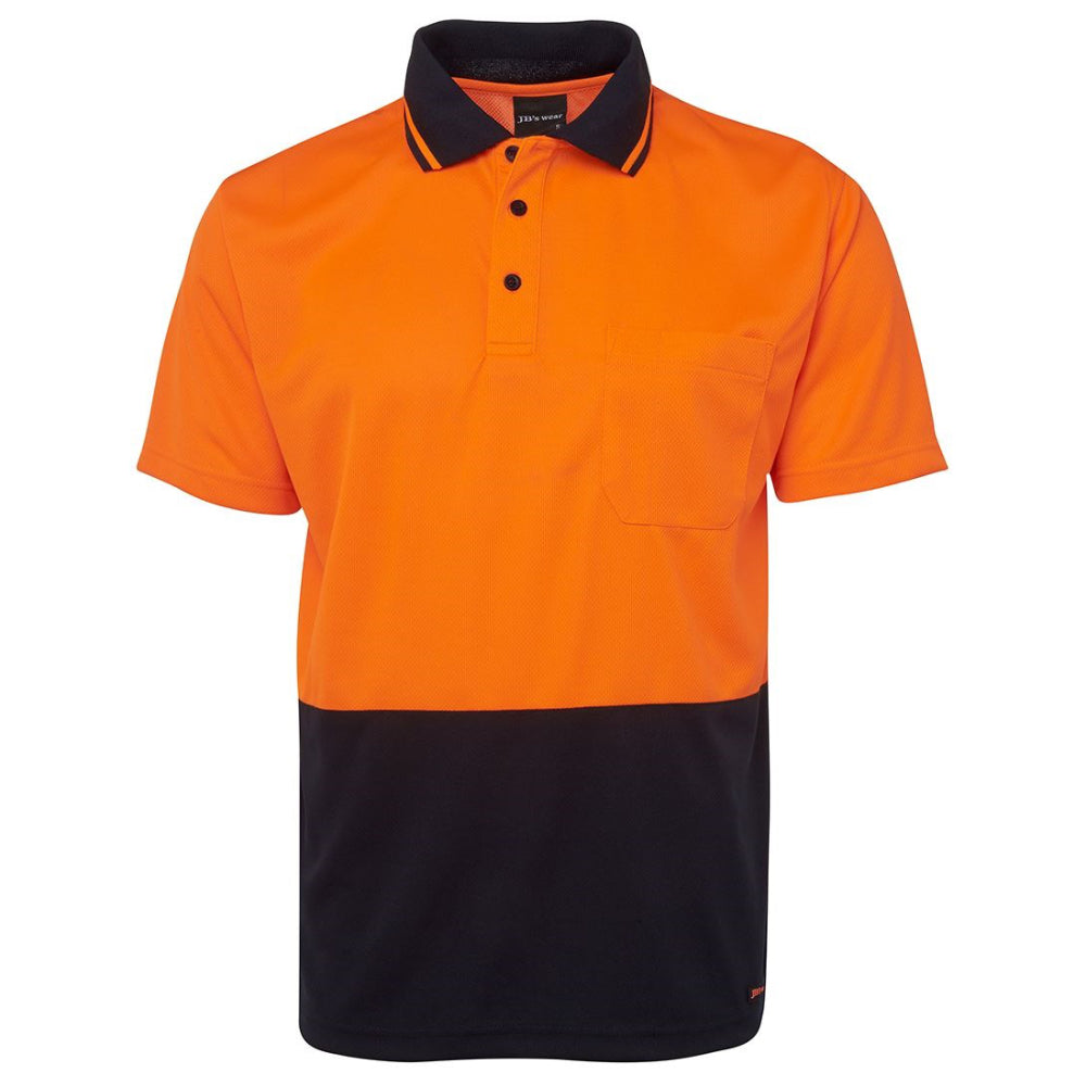 RE JB's Adults and Kids Hi Vis Non Cuff Traditional Polo