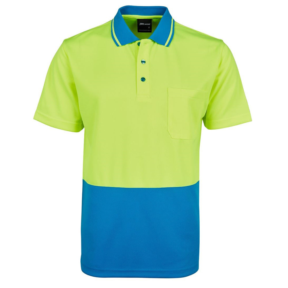 RE JB's Adults and Kids Hi Vis Non Cuff Traditional Polo