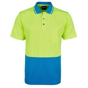 RE JB's Adults and Kids Hi Vis Non Cuff Traditional Polo