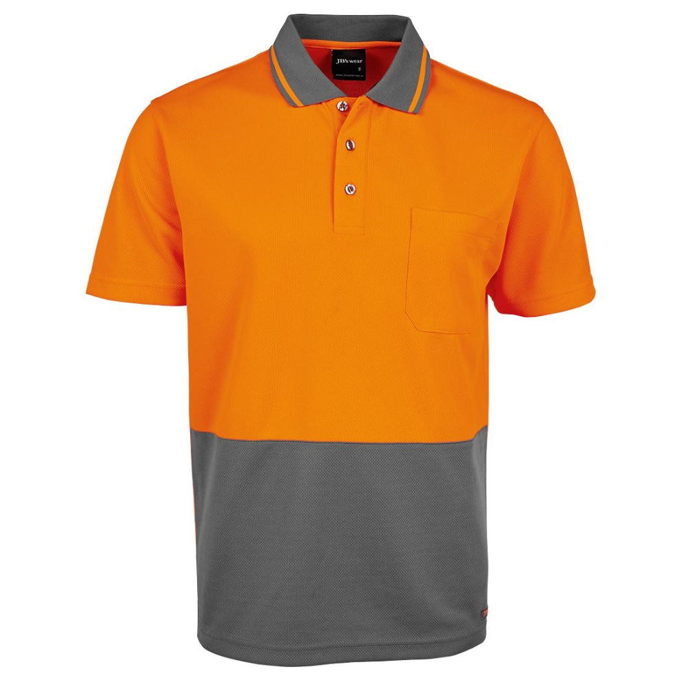 RE JB's Adults and Kids Hi Vis Non Cuff Traditional Polo