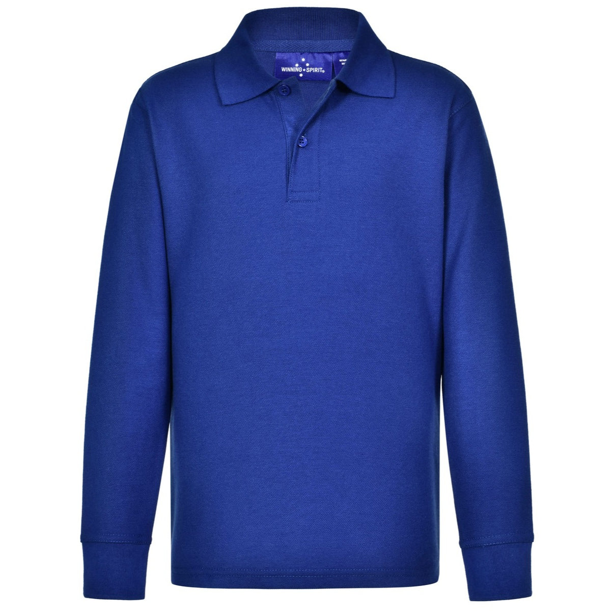 RE PS12K KIDS TRADITIONAL POLY/COTTON PIQUE KNIT LONG SLEEVE POLO