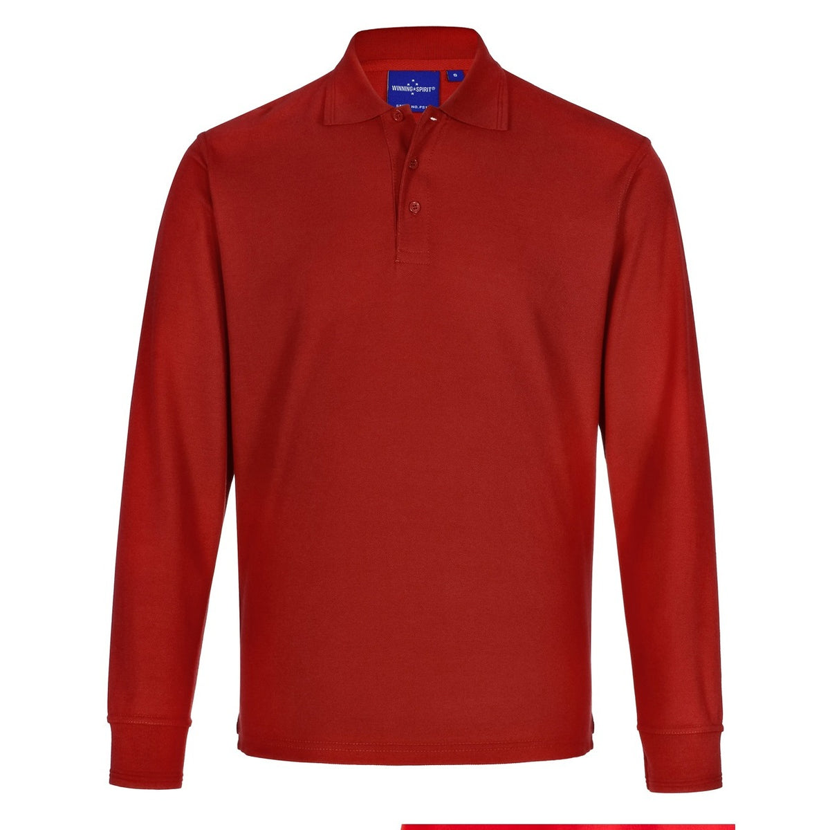 RE PS12 Unisex Traditional Poly/Cotton Pique Long Sleeve Polo