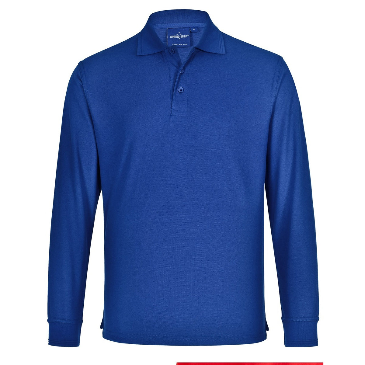 RE PS12 Unisex Traditional Poly/Cotton Pique Long Sleeve Polo