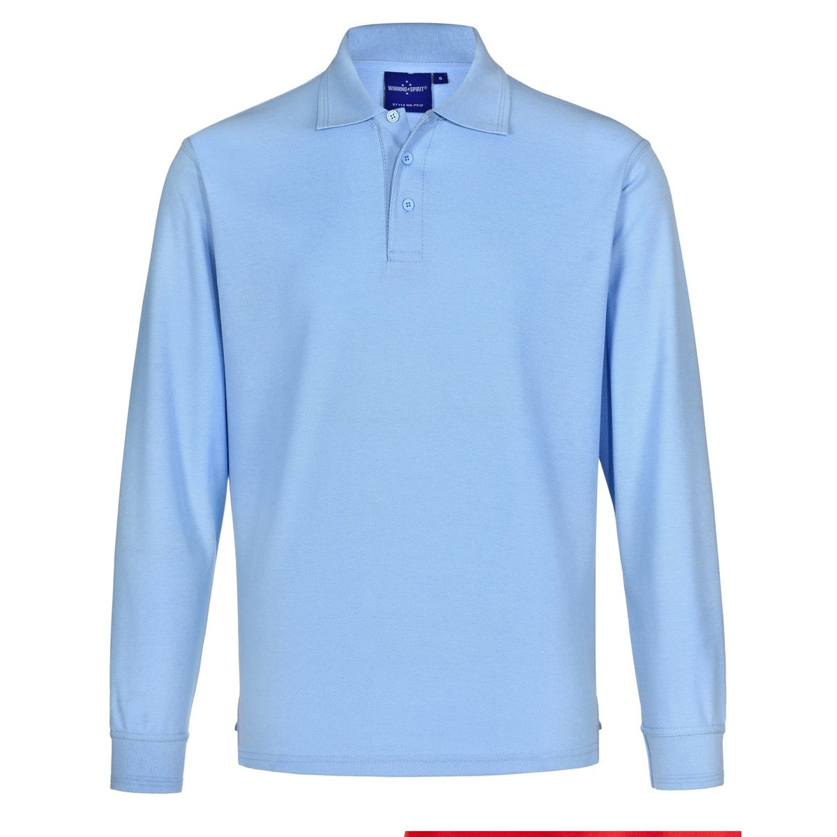 RE PS12 Unisex Traditional Poly/Cotton Pique Long Sleeve Polo