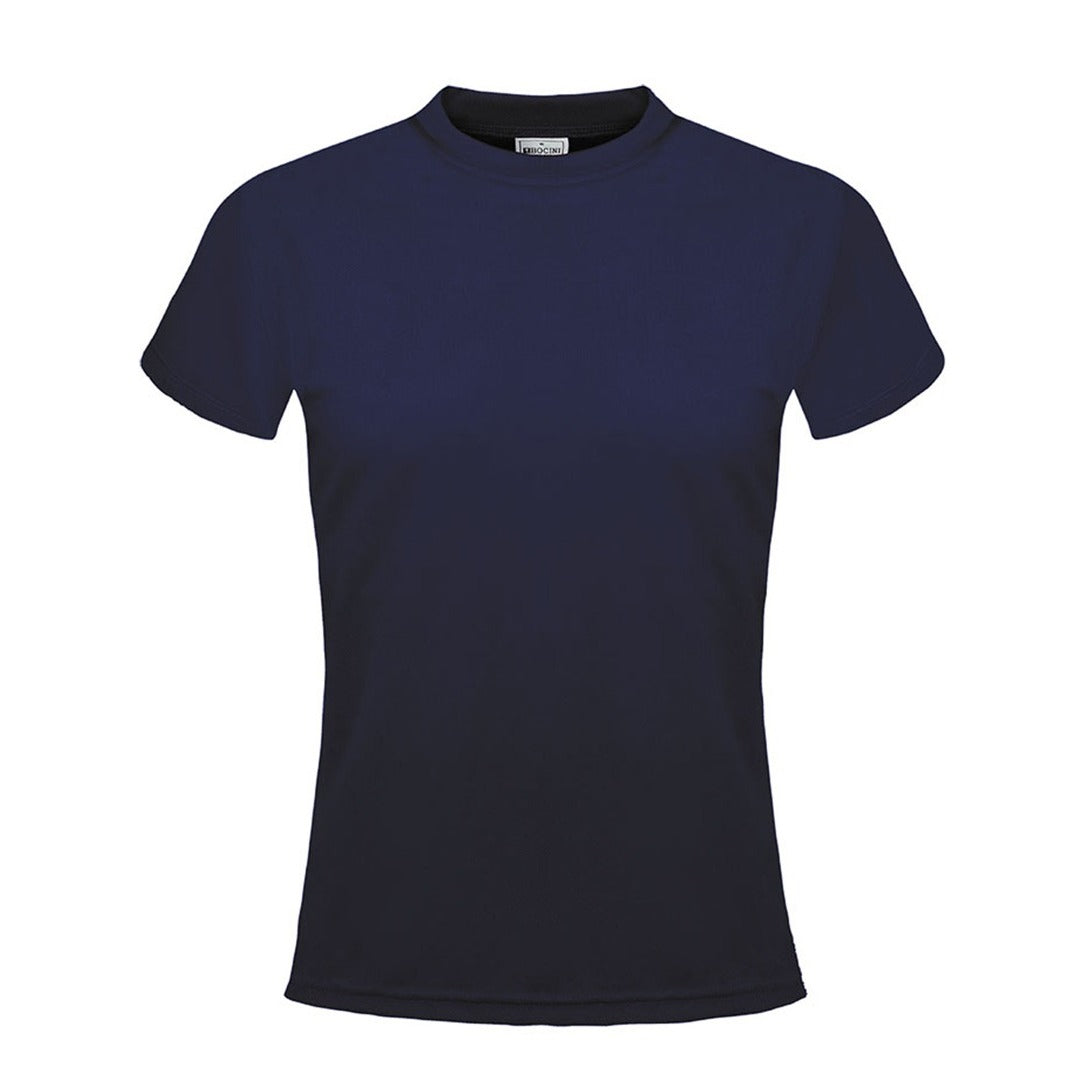 RE Ladies Plain Breezeway Micromesh Tee