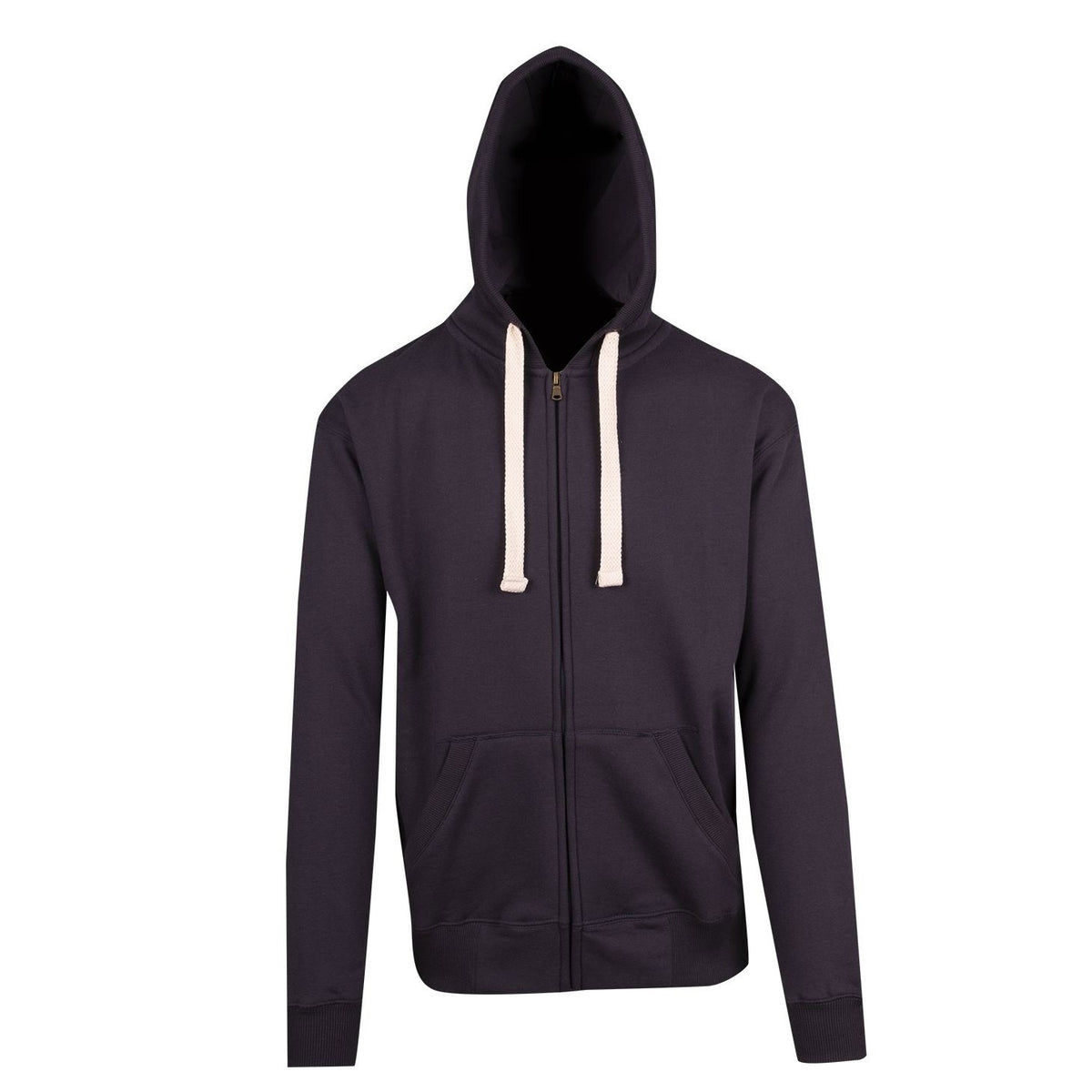 RE Mens Brushed Heavy Zip Fleece Hoodie