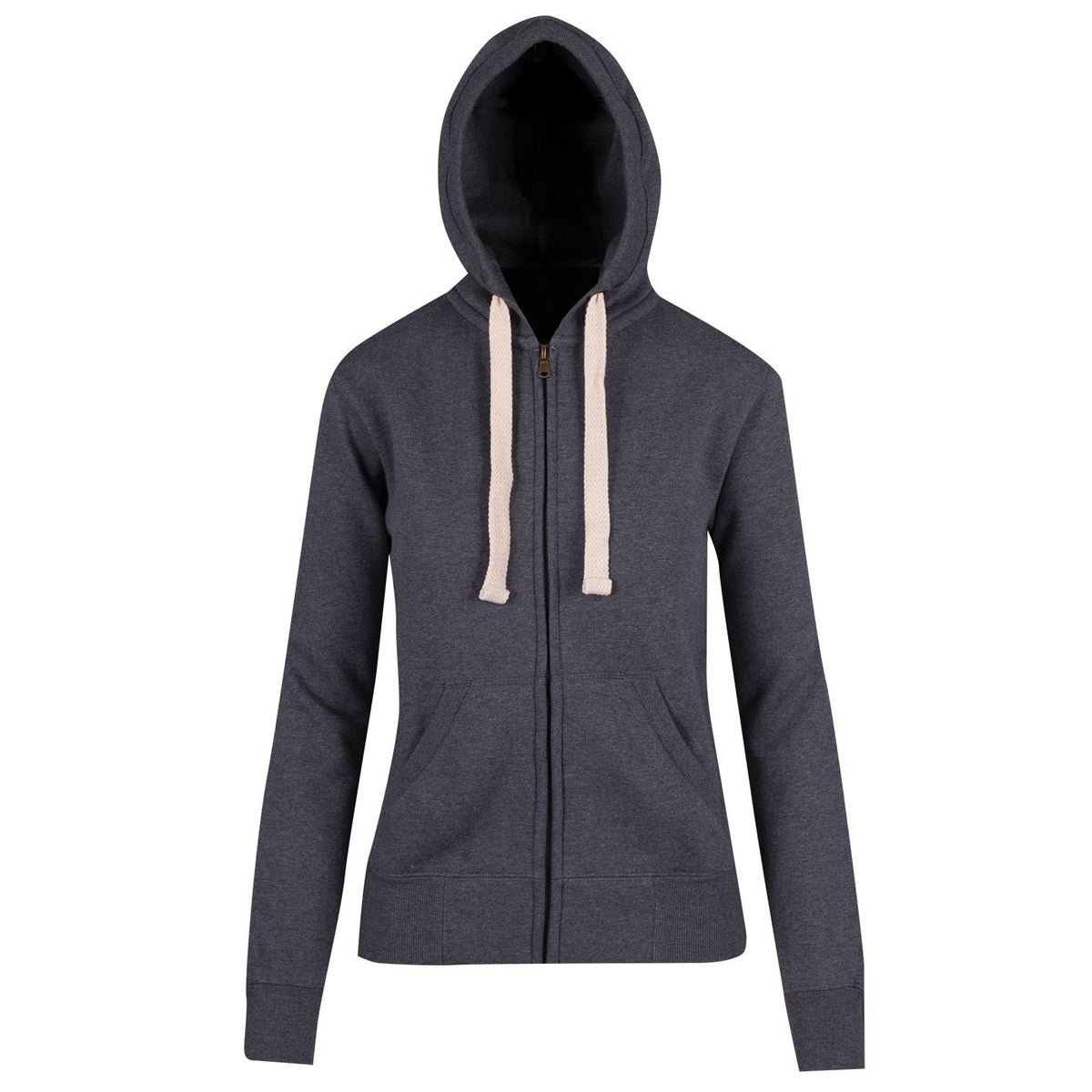 RE Womens/Junior Heavy Zip Fleece Hoodie