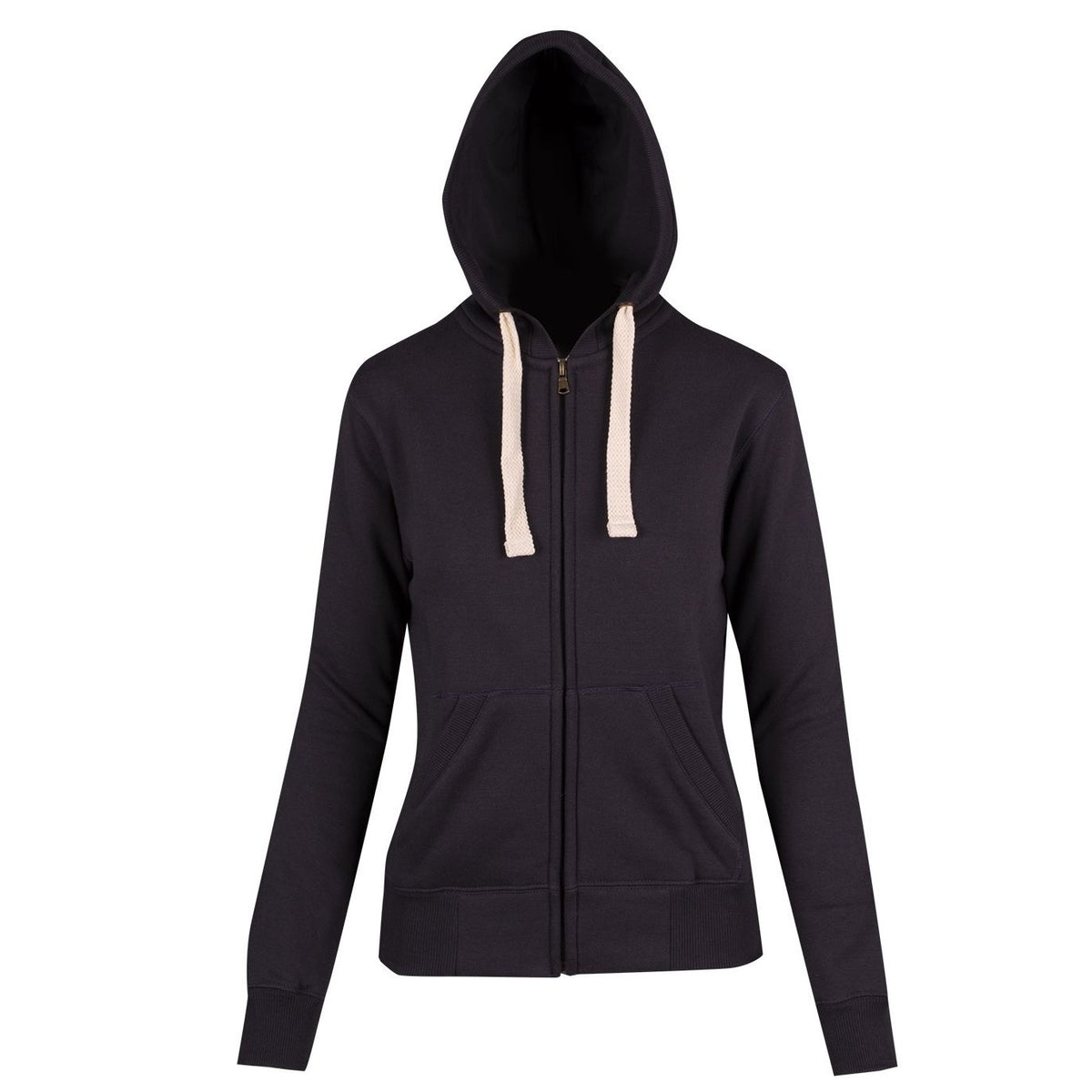 RE Womens/Junior Heavy Zip Fleece Hoodie