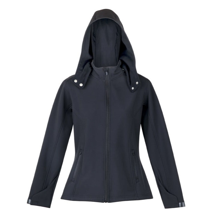 RE Womens Soft Shell HOODED Jacket - TEMPEST Range