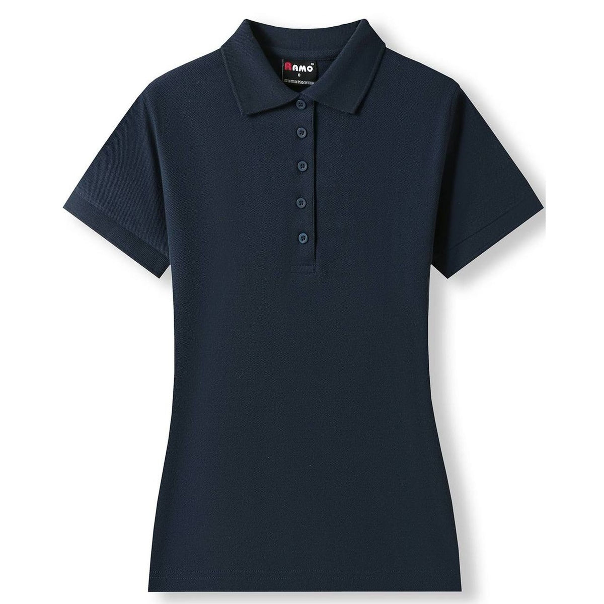 RE Womens 100% Cotton Pique Knit Polo