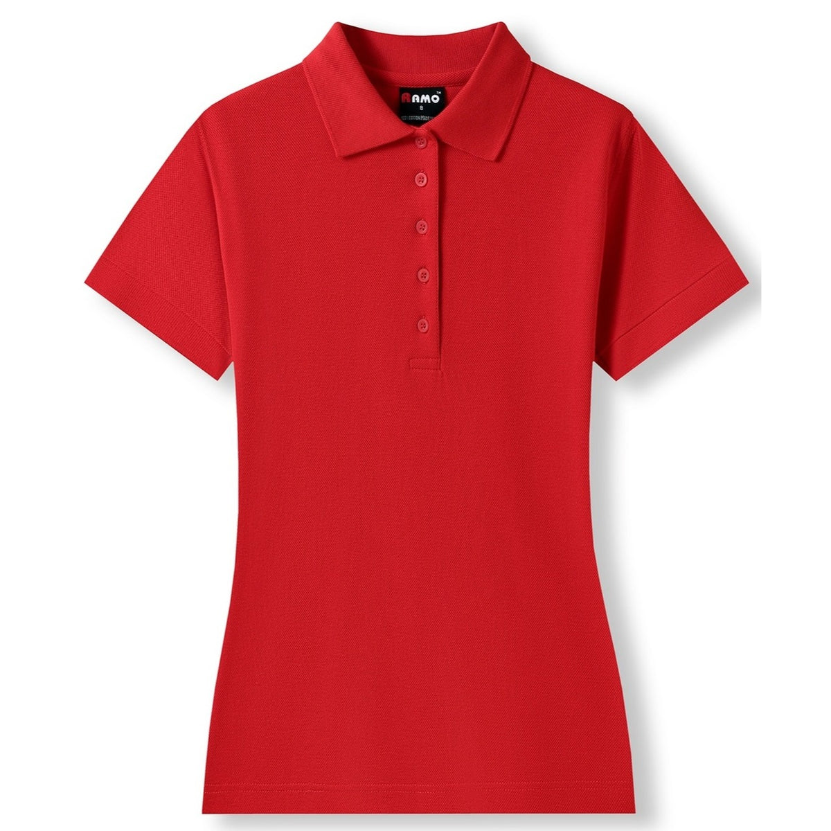 RE Womens 100% Cotton Pique Knit Polo